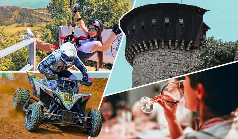 Tirana: Petrela Castle, ATV, Zipline, and Wine Tasting Tour - The Activities in Detail