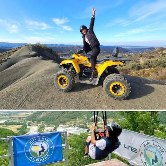 Tirana: Quad Bike and Zipline Adventure Tour - Authentic Experiences Highlighted in Reviews