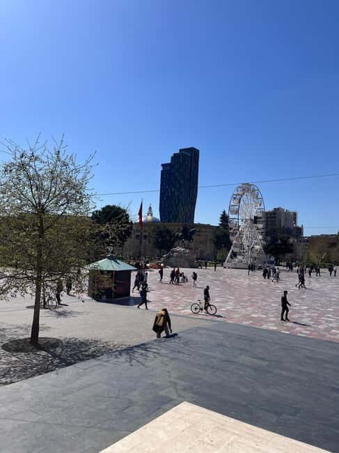 Tirana:Walking Tour with Arena Kombëtare Stadium VIP Sky Box - The Sum Up