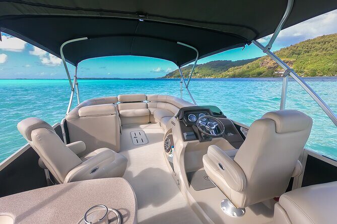 Toa Boat Bora Bora Private Lagoon tour On Majestic Pontoon Boat - The Sum Up