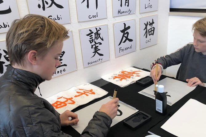 Tokyo Shinagawa Experience Calligraphy Wearing a Kimono or Samue - The Sum Up