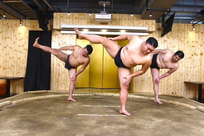 Tokyo Sumo Entertainment Show with Chicken Hot Pot and Photo - A Close Look at the Experience