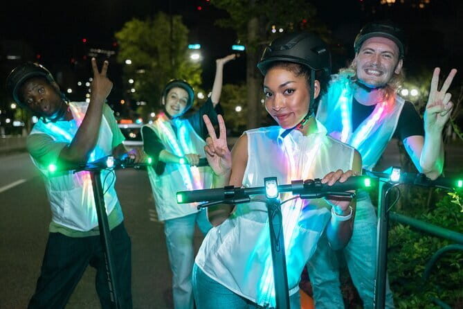 Tokyo Tower E-Scooter Night Tour - Key Points