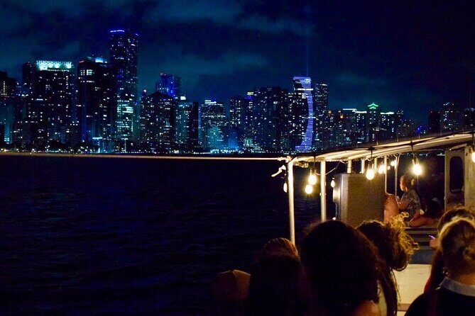 Top Rated 2 Hour Miami Night Skyline Cruise with Open Bar - An Elegant Way to See Miami’s Nighttime Skyline