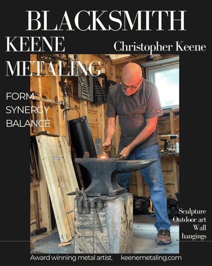 Tour of a working blacksmith shed in colonial town - Key Points