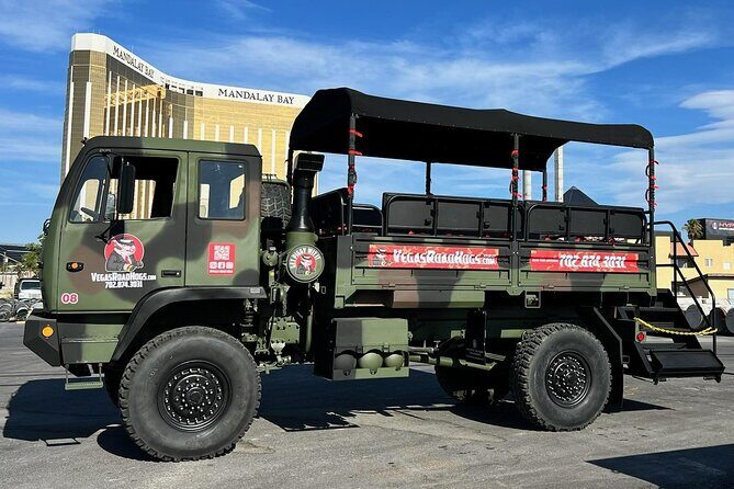 Tours of the Las Vegas Strip by Converted Military Party Vehicle - Practicalities and Considerations