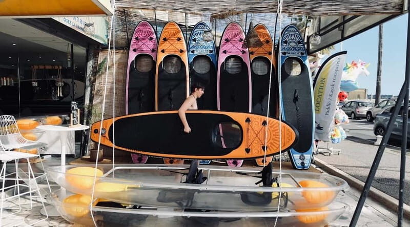 Transparent Stand Up Paddle Rental (single-seater) - The Value of the Experience