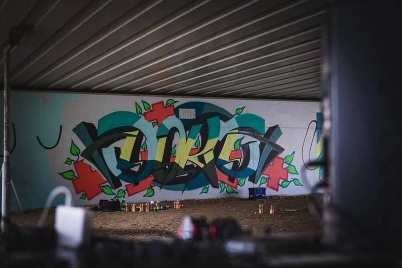 Trenín: Walking Street Art Tour - Stop at a Quirky Street Art Pub