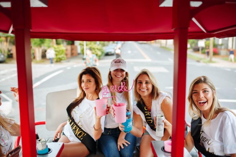 Trolley Pub Party Bike through St. Pete with Bar+Mural Stops - What to Expect from the Trolley Pub Experience