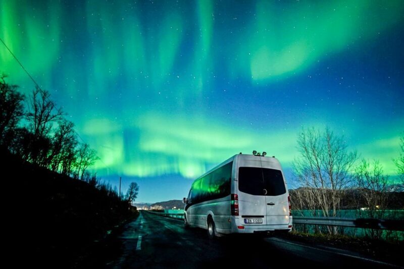 Tromsø: Northern Lights by Minibus with Photos & bodysuits - Key Points