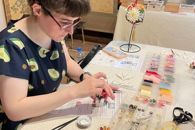 Tsumami Zaiku (Kanzashi) making Workshop in Abeno Osaka - The Experience in Detail