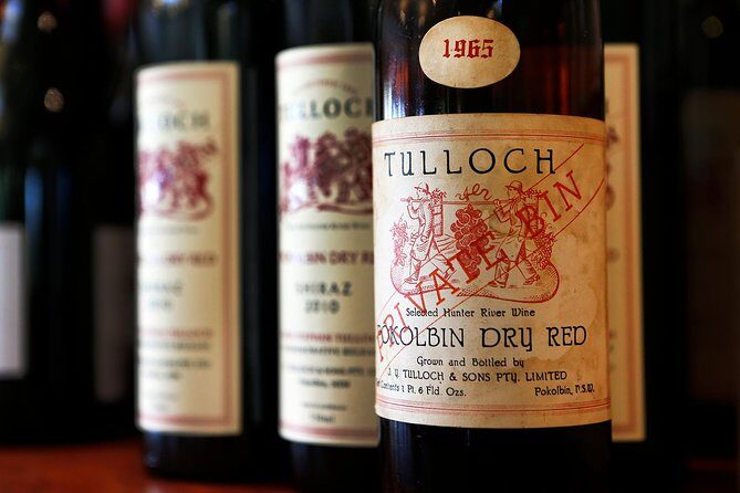 Tulloch Wines- Tasting of 6 Pokolbin Dry Red Shiraz Vintages with Charcuterie - The Itinerary in Detail