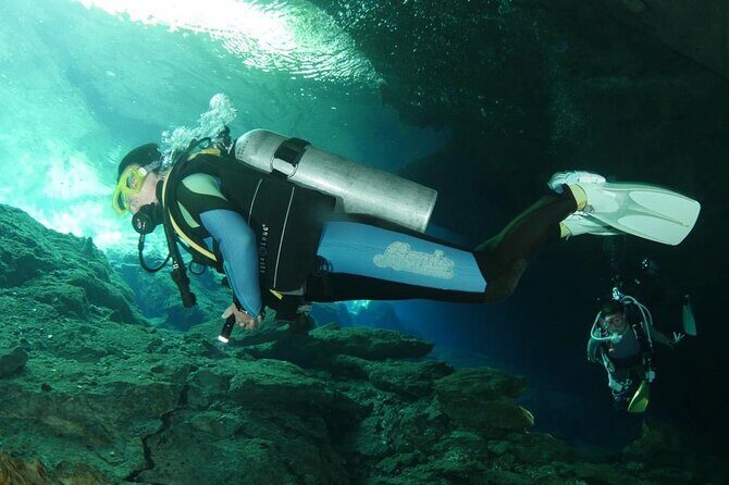 Tulum Area Experiences 2 Tank Guided Scuba Dives at Dos Ojos Cenote's + Lunch - An In-Depth Look at the Tour Experience