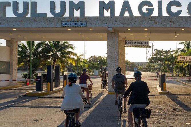 Tulum Bike Tour Tulum Maya Ruins Cenote Swimming Pueblo History Art Tacos Lunch - Authenticity and Value