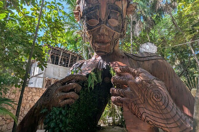 Tulum Instagram Giant Sculpture, Cenote Attik and Azulik Uh May - The Sum Up