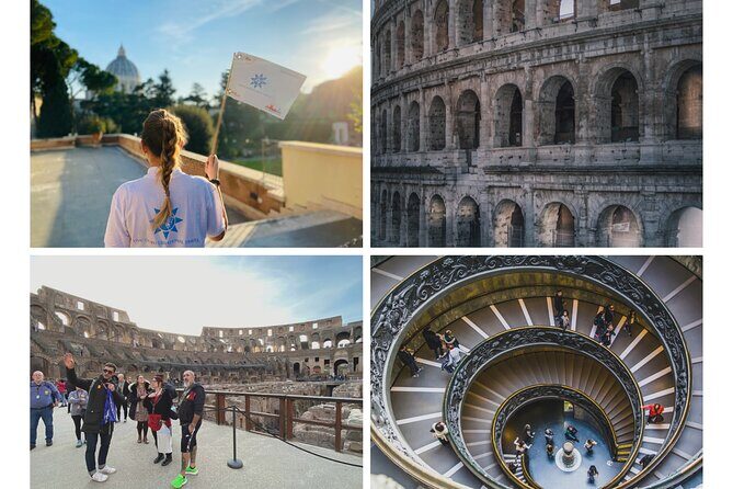 Two in One - Colosseum and Vatican Museums Group Tour - Key Points