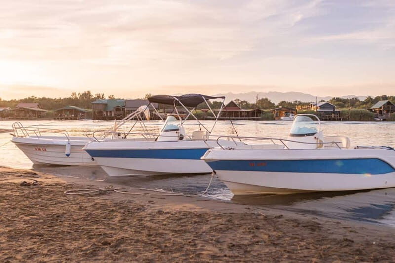 Ulcinj: Private Amazonas Boats Rental - Key Points