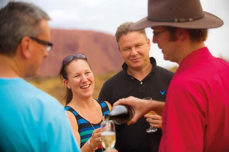 Uluru 1.5-Hour Sunset Tour with Sparkling Wine & Cheeseboard - Transportation and Group Size