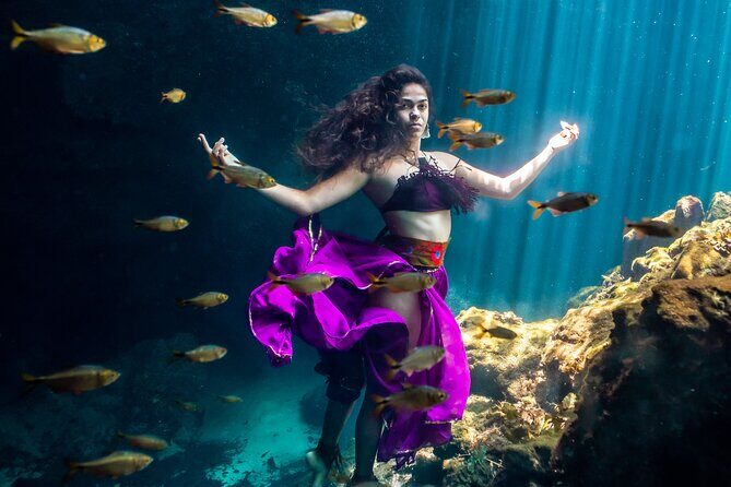 Underwater Photography Experience in Mexico's Sacred Cenotes - Transportation and Duration