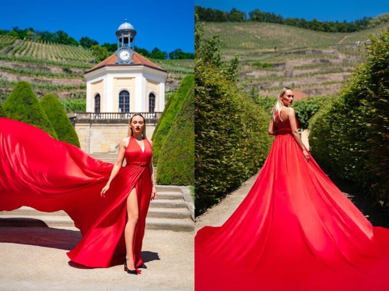 Unique flying dress photo shooting in Berlin - Key Points