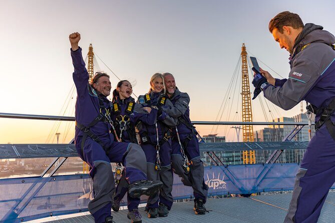 Up at The O2: Sunset Climb with Guided Tour with Panoramic Views - FAQs