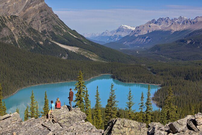 Up to 14 guests Private Tour: Lake Louis Moraine and Icefield - An In-Depth Look at the Rockies Private Tour