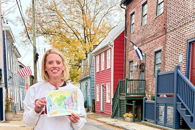 Urban Sketching and Painting Activity in Old Town Annapolis - Key Points