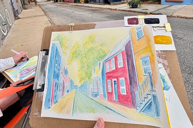 Urban Sketching and Painting Activity in Old Town Annapolis - The Sum Up