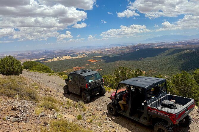 UTV tour to Cathedral Valley Overlook at 9,500 feet - Key Points