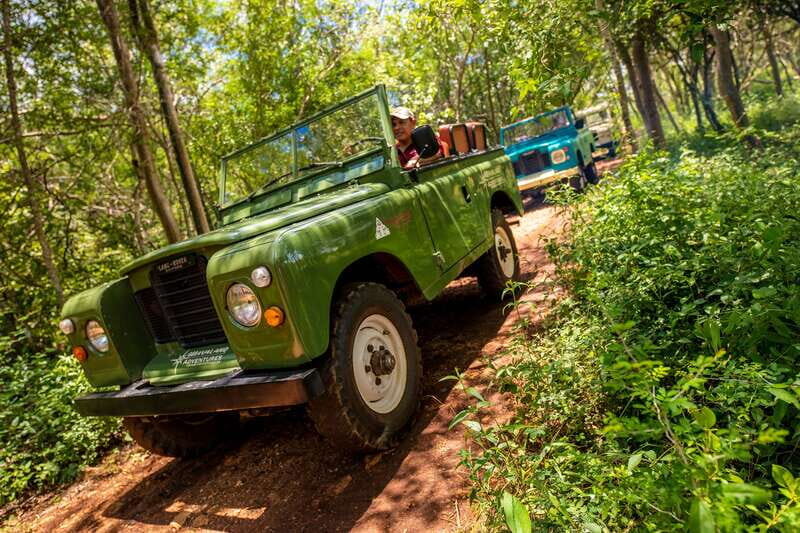 Uxmal: Vintage Land Rover Expedition to Uxmal Cenotes - An Authentic Adventure in the Yucatán Jungle