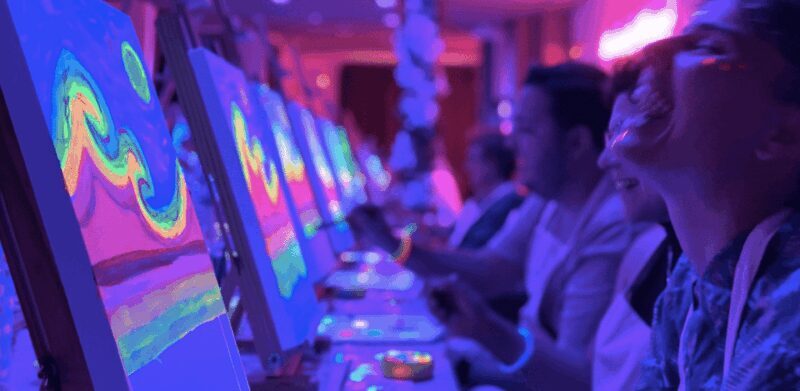 Valencia: Pinta un cuadro fluorescente y bebe vino - An In-Depth Look at the Experience