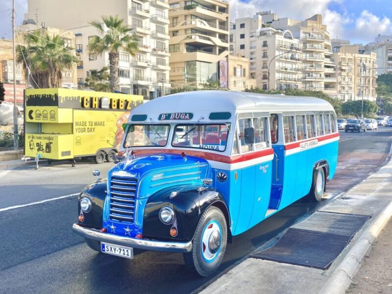 Valletta: Vintage Bus to Valletta, Sliema, Rabat & Mdina - The Experience in Detail