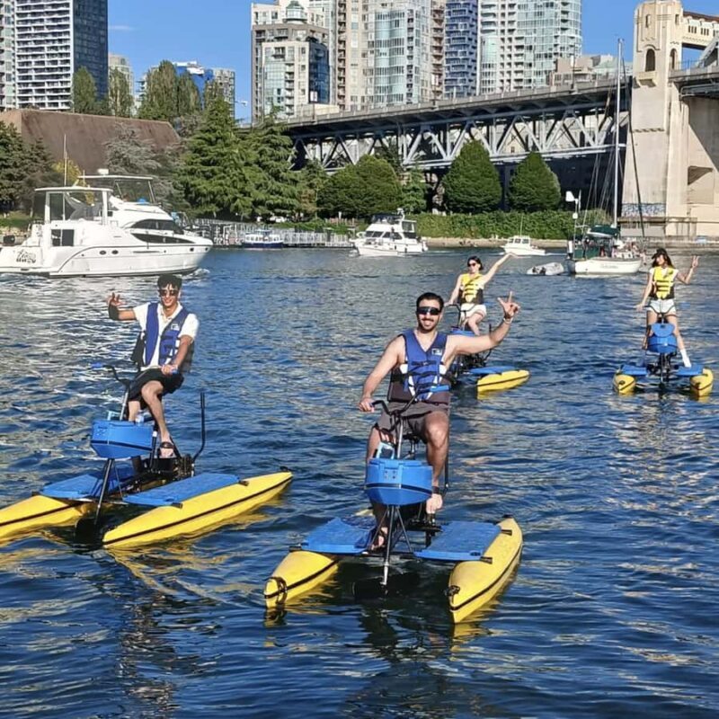Vancouver: Water Bike Rental in False Creek - The Itinerary and the Experience on the Water