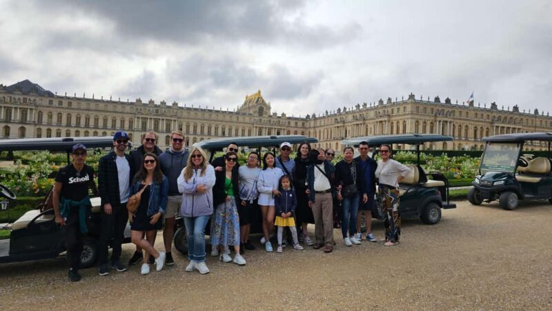 Versailles: Gardens Golf Cart Tour, Row Boat, and Champagne - Key Points