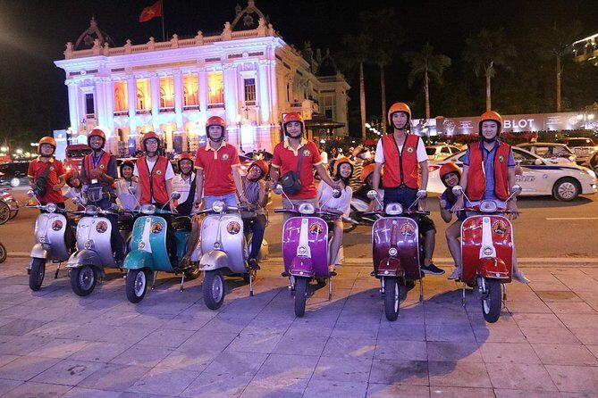 Vespa Night Street Food Tour Hanoi - Key Points