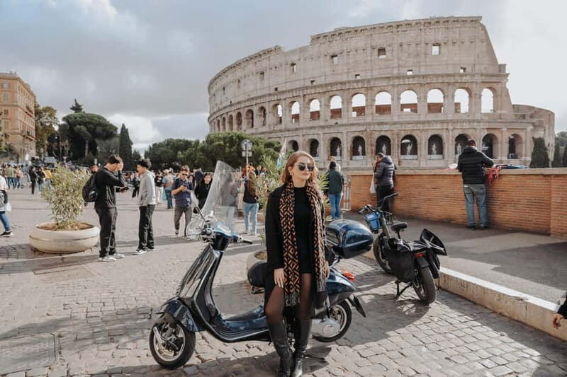 Vespa Ride in Rome Streets with Photography - The Itinerary in Detail