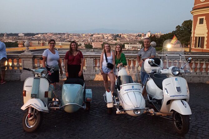 Vespa Sidecar Tour at Day/Night with Pickup - Setting Off in the Heart of Rome