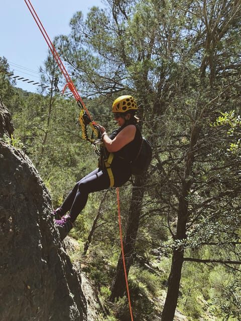 Via ferrata in Enguera with an 80-meter bridge - The Highlights of the Route