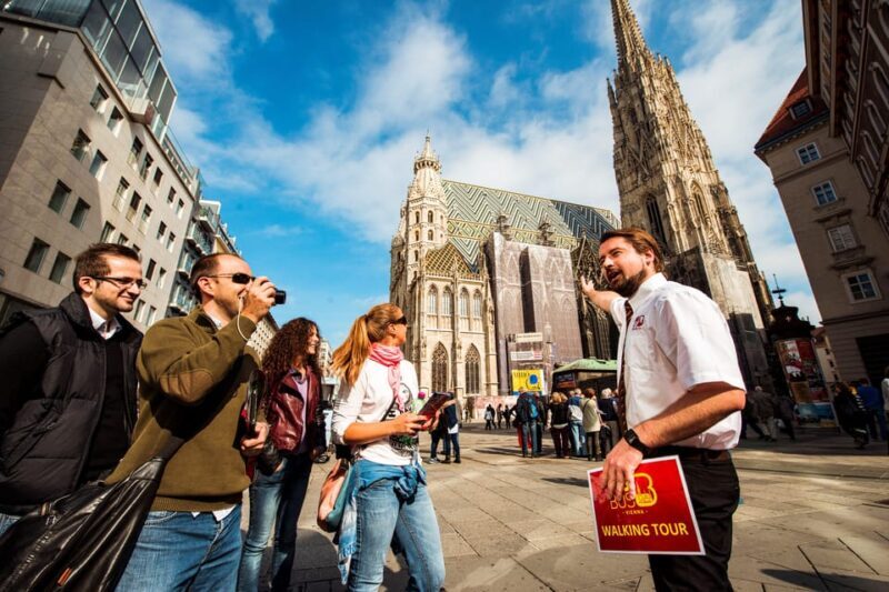Vienna: Big Bus Guided Inner City Walking Tour - Key Points
