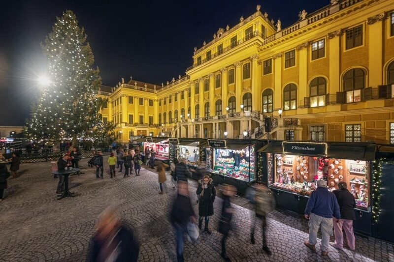 Vienna: Schönbrunn Palace & Christmas Market Walking Tour - Exploring Vienna’s Imperial Splendor: Schönbrunn Palace & Christmas Market Walking Tour
