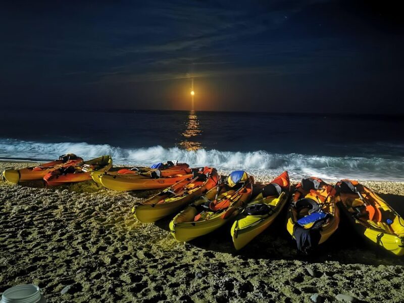 Villajoyosa: Moonlight kayaking and dinner under the stars - Villajoyosa: Moonlight kayaking and dinner under the stars – a magical summer night on the Valencian coast