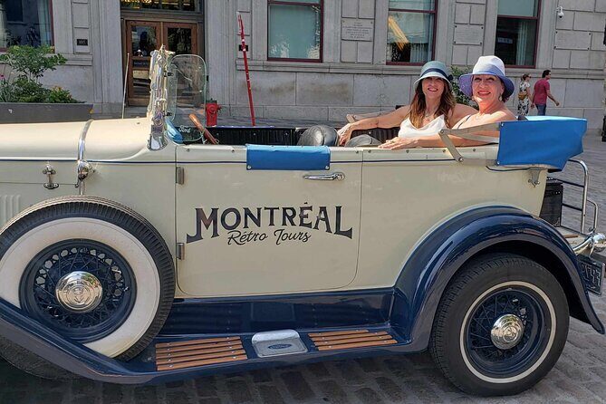 Vintage 1930 convertible! Old Montreal Tour-Private Guide -70 min - Key Points