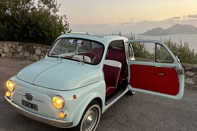 Vintage car 500 Photo shoot on The amalfi coast - In Summary