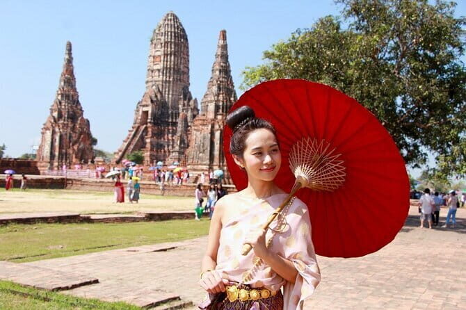 VIP Private Tour to Ayutthaya Heritage & Thai Costume Experience - Key Points