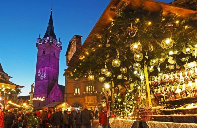 Visit the authentic Christmas market in Obernai - A Detailed Look at the Obernai Christmas Market Tour
