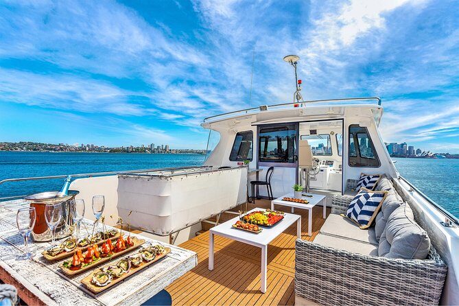 Vivid 90-Minute Sydney Harbour Intimate Catamaran Cruise with Canapes - Key Points