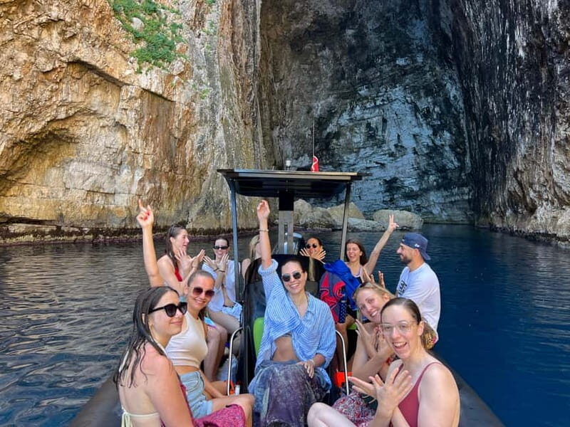 Vlore:Sazan Island & Haxhi Ali Cave Boat Tour 16Pax On Board - Key Points