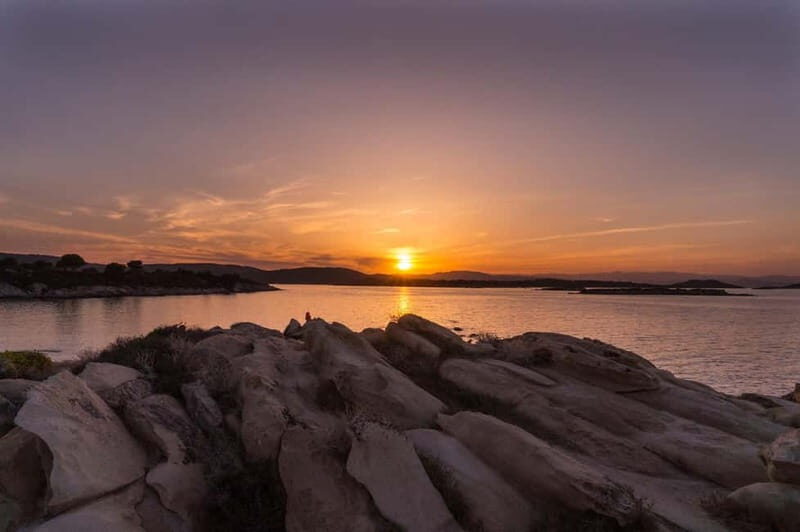 Vourvourou: Sunset Cruise to Diaporos Island & Blue Lagoon - Key Points