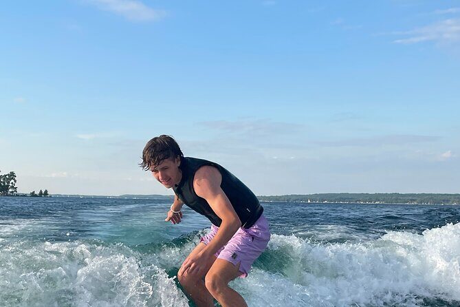 Wake Surfing on a Luxury Captained Cruise in Canandaigua - Practical Details and Tips