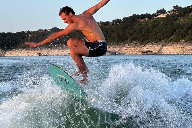 Wakesurf Boat Rental  Surf, Ski, Wakeboard & Tube on Lake Austin - The Sum Up
